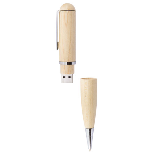 BOLIGRAFO USB MADERA 64GB PIERRE DELONE 